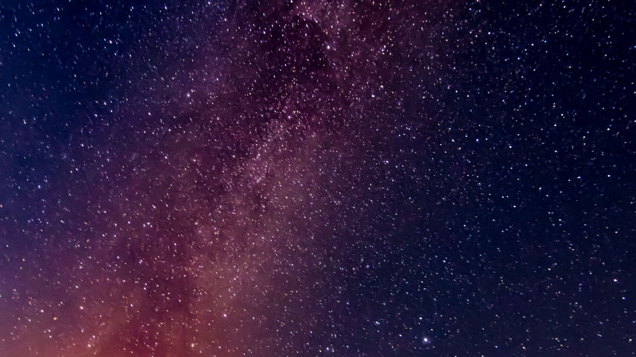 Brilliant starry night sky